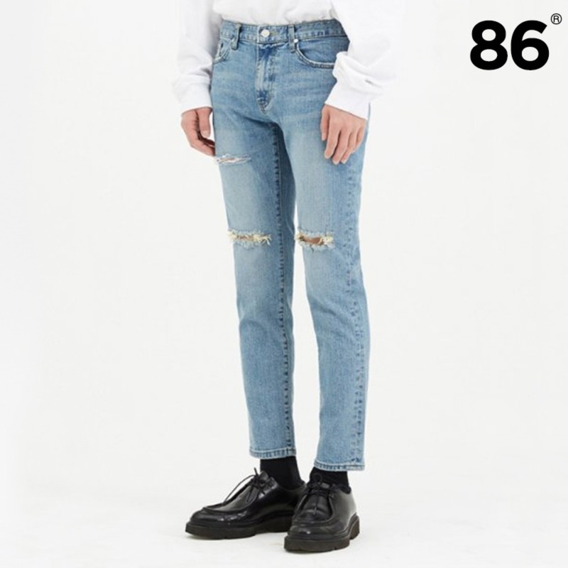 [BEST]1601 cutting destroyed jeans / slim (서강준, 박보검 착용)
